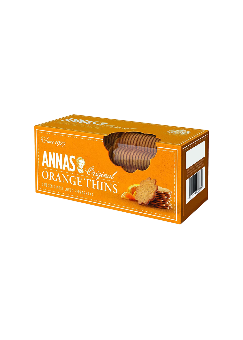 Annas Swedish Thins Orange 150g