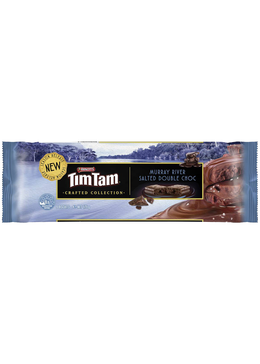 Arnott's Tim Tam Murray River Salted Double Choc 175g