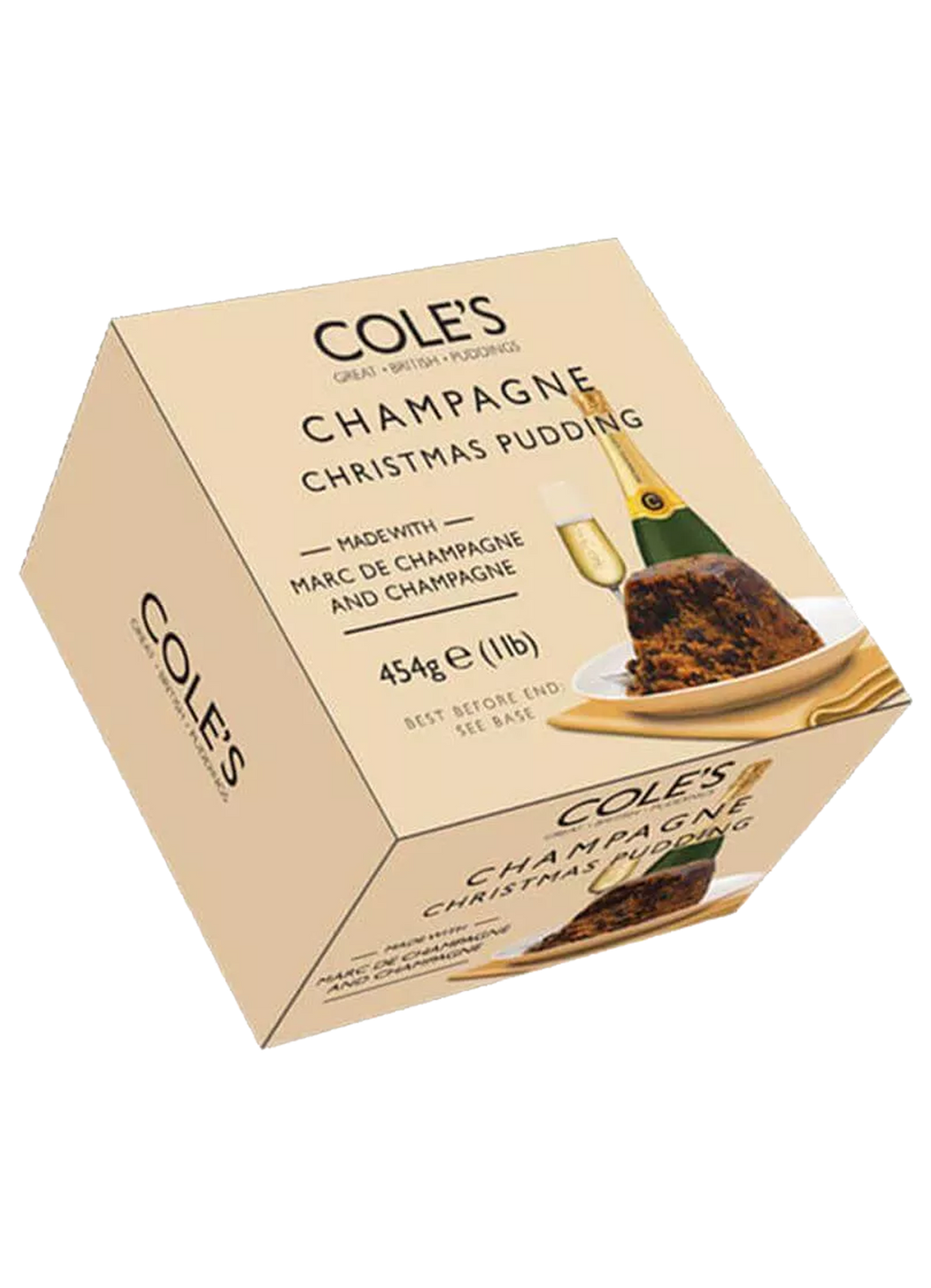 Cole's Champagne Christmas Pudding 454g
