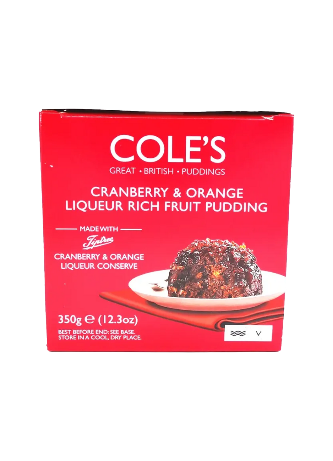 Cole's Cranberry & Orange Liqueur Rich Fruit Pudding 350g