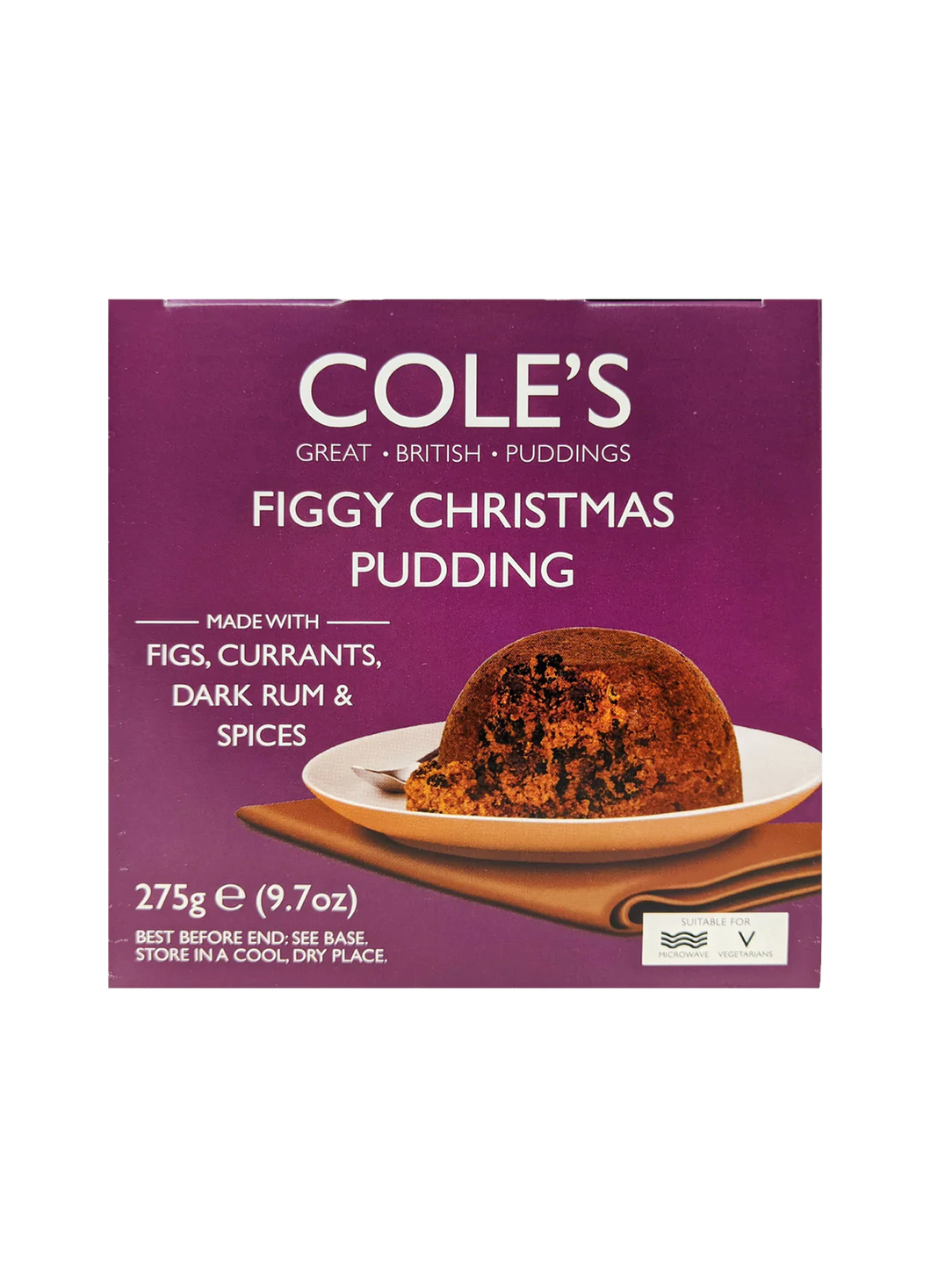 Cole's Figgy Christmas Pudding 275g