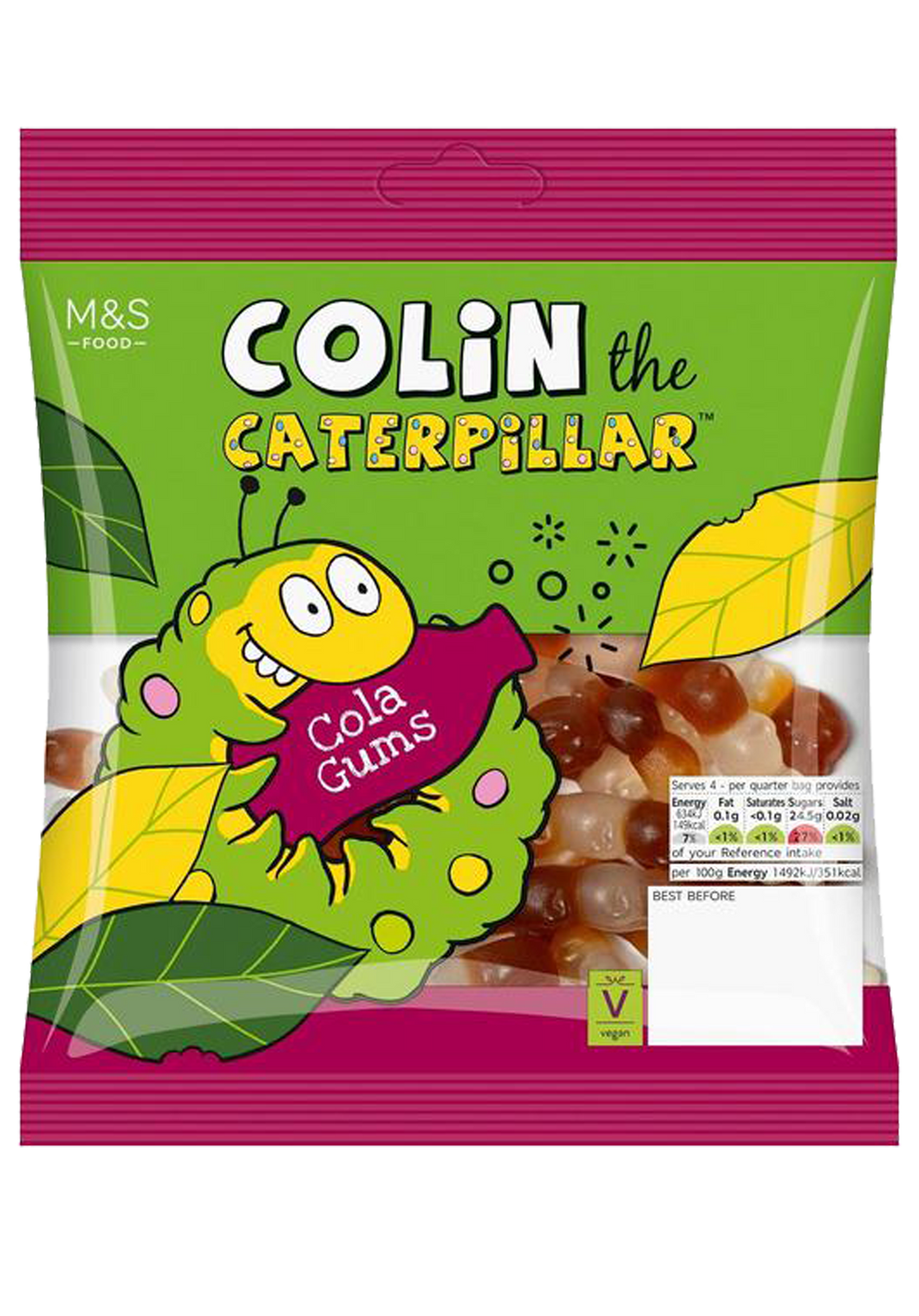 Colin the Caterpillar Cola Gums 170g