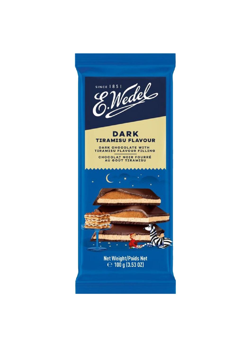 E. Wedel Dark Tiramisu Flavour 100g