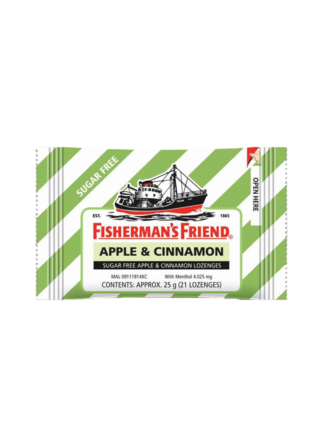 Fisherman's Friend Sugar Free Apple & Cinnamon Flavour Lozenges 25g