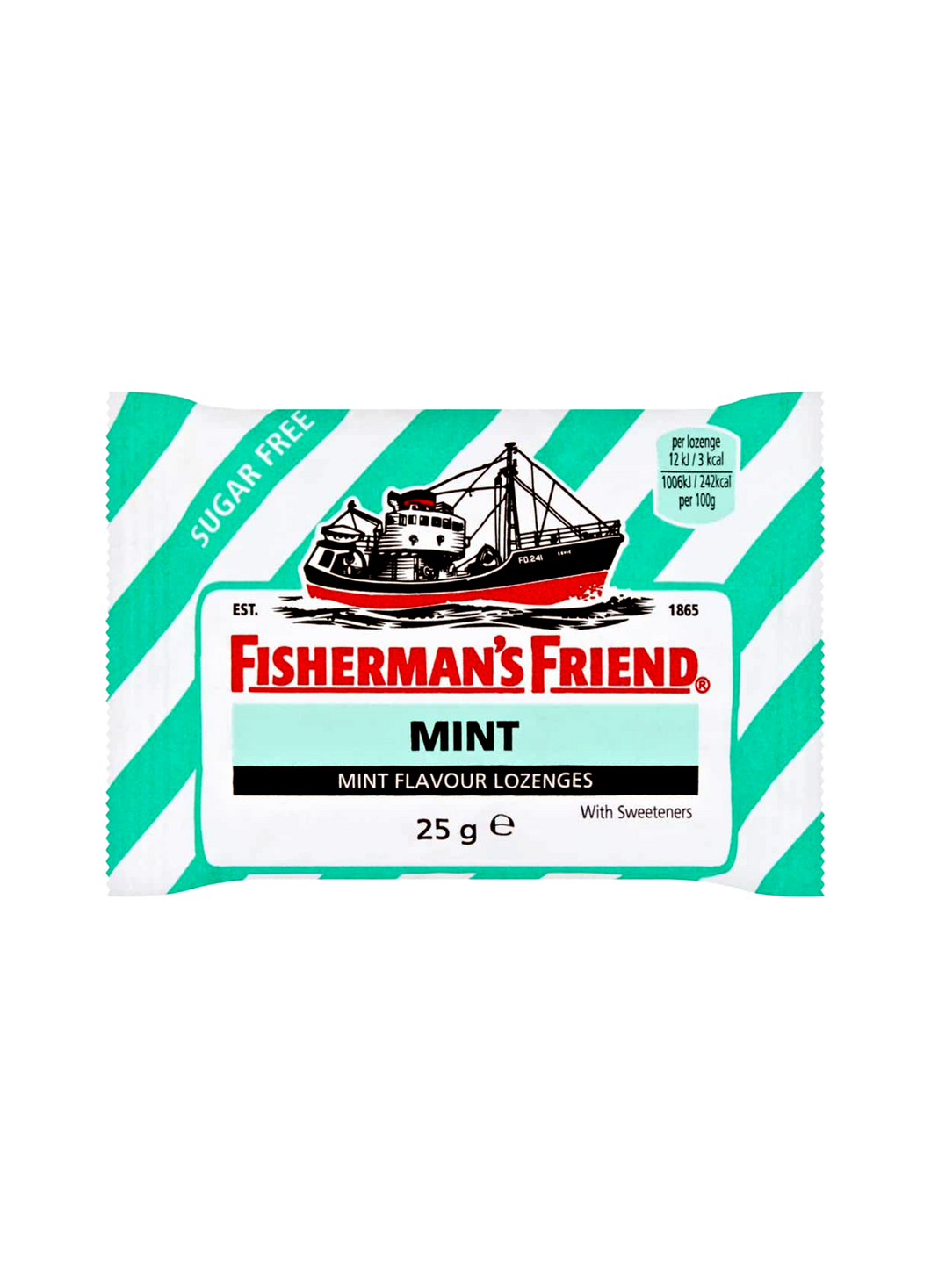 Fisherman's Friend Sugar Free Mint Flavour Lozenges 25g