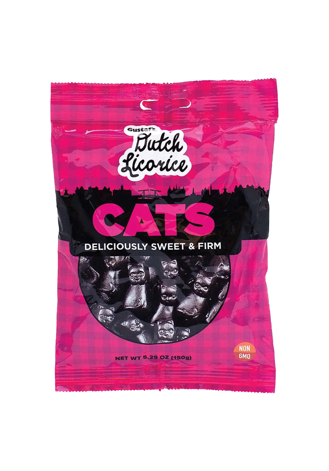 Gustaf's Dutch Licorice Cats Deliciously Sweet & Firm 150g