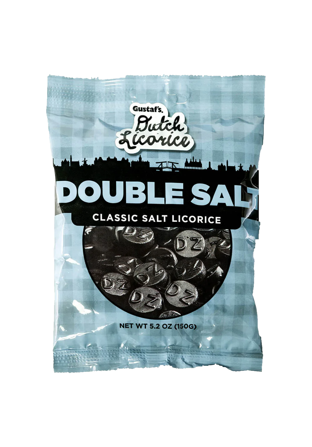 Gustaf's Dutch Licorice Double Salt Classic Salt Licorice 150g