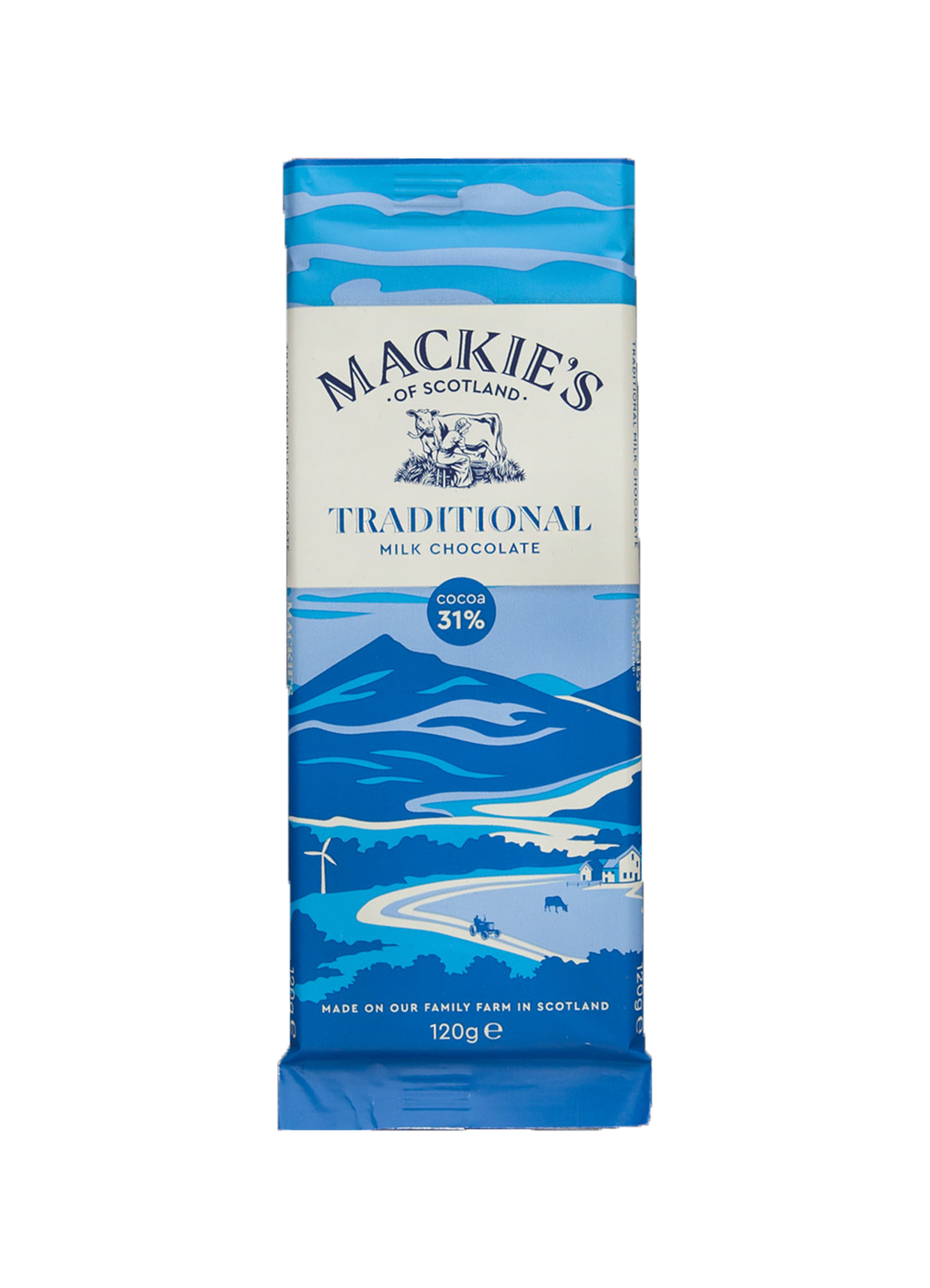 Mackie's Traditional Milk Chocolate Cocoa 31% 120g
