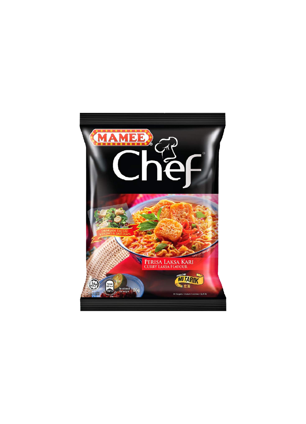 Mamee Chef Instant Noodles Curry Laksa Flavour 80g