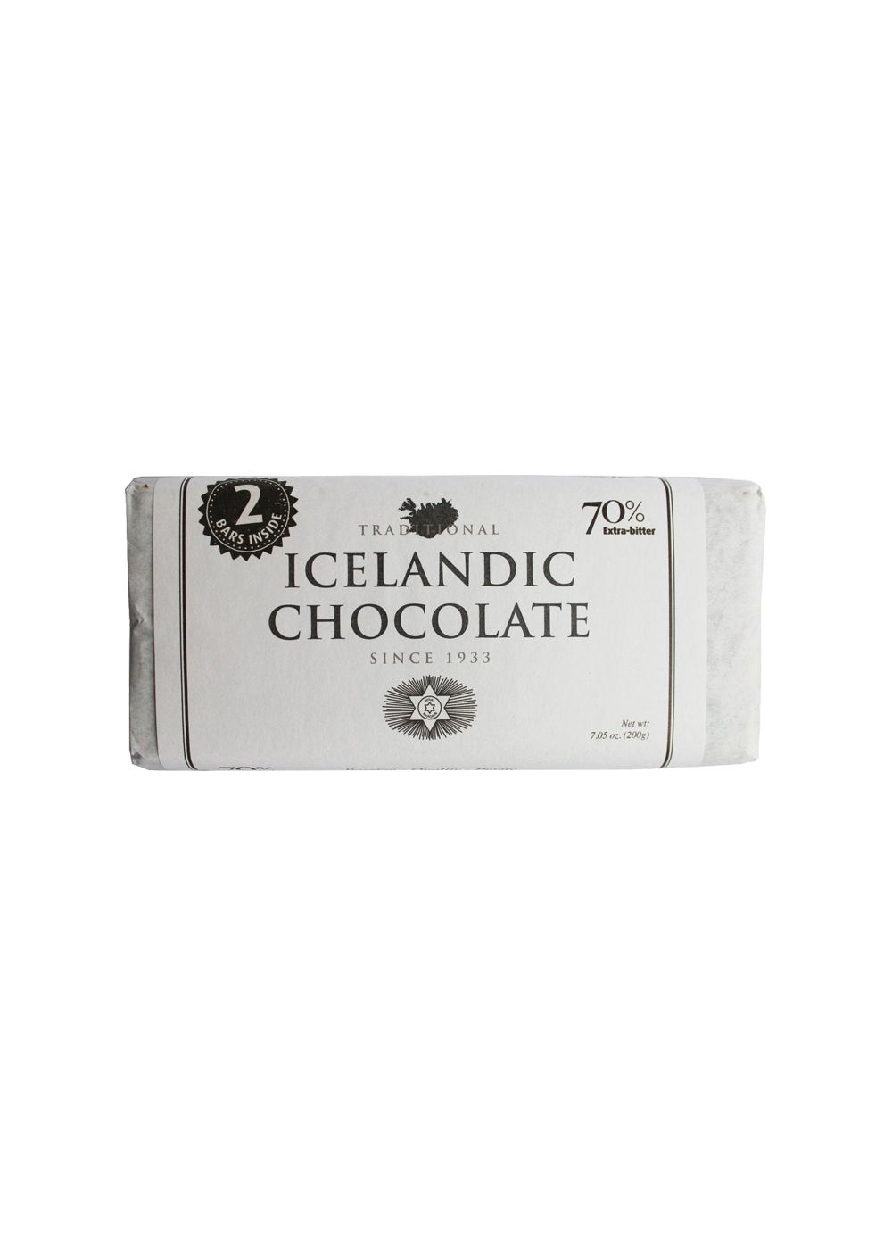 Pure Icelandic Chocolate Noi Sirius 70% Extra-Bitter (7.05 Oz)