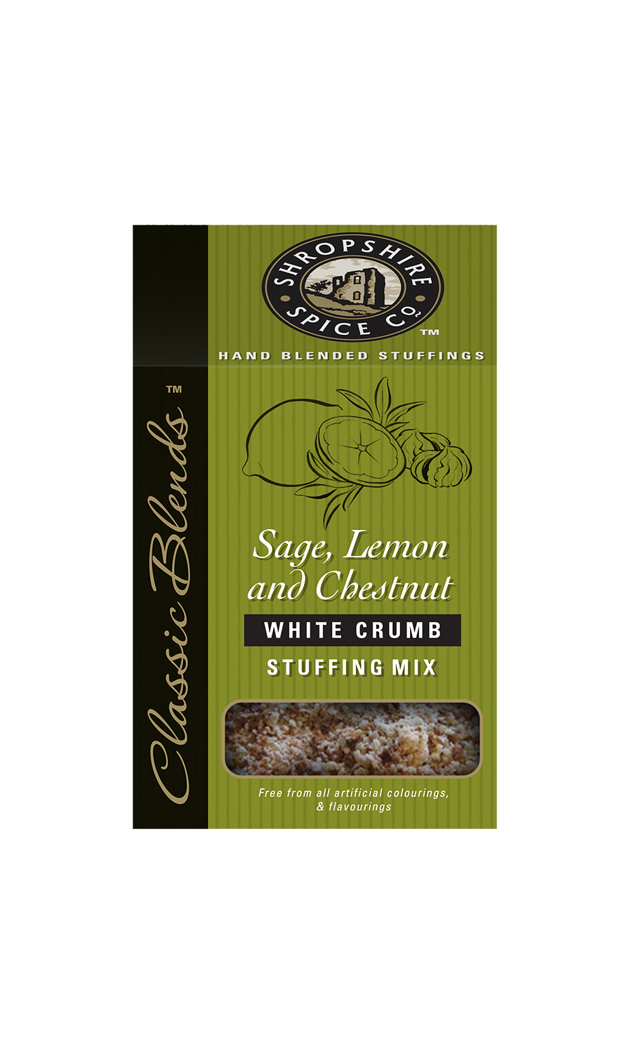 Shropshire Spice Co White Crumb Stuffing Mix Sage, Lemon and Chestnut 150g