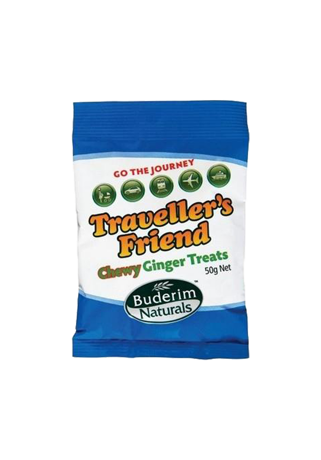 Traveller's Friend Chewy Ginger Treats 50g