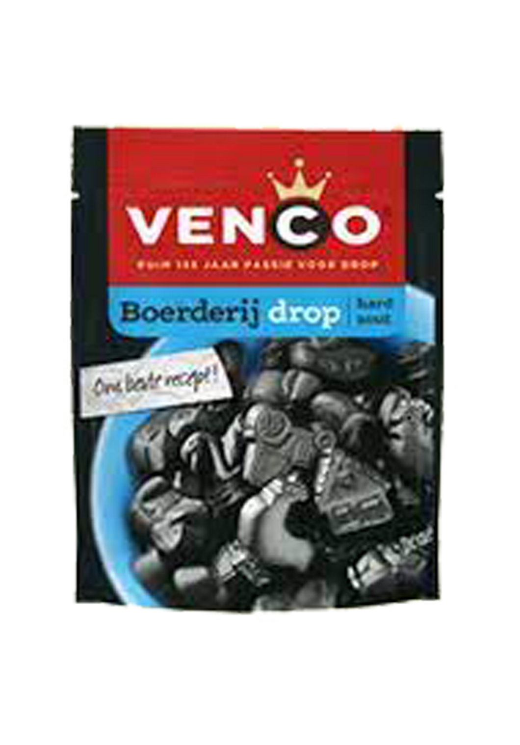 Venco Boerderij drop Hard Zout 173g