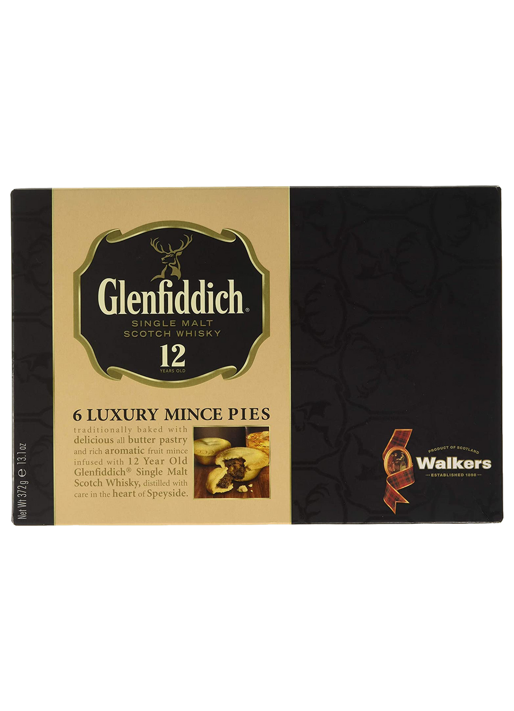 Walkers Glenfiddich 6 Luxury Mince Pies 372g