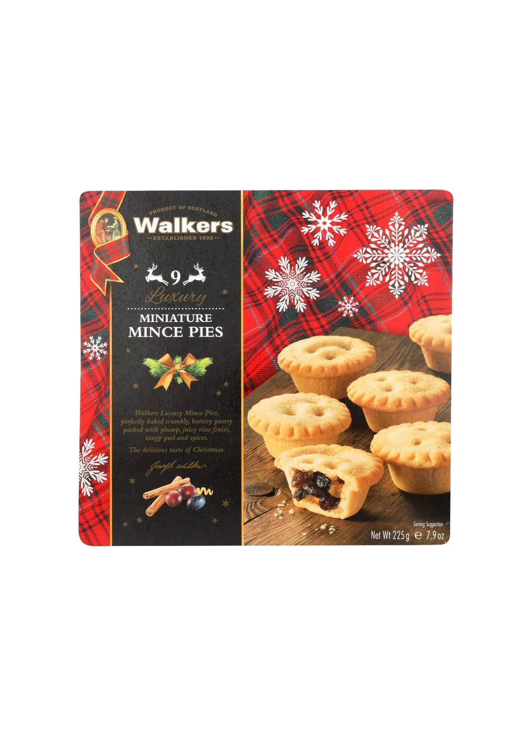 Walkers Miniature Mince Pies Luxury 225g