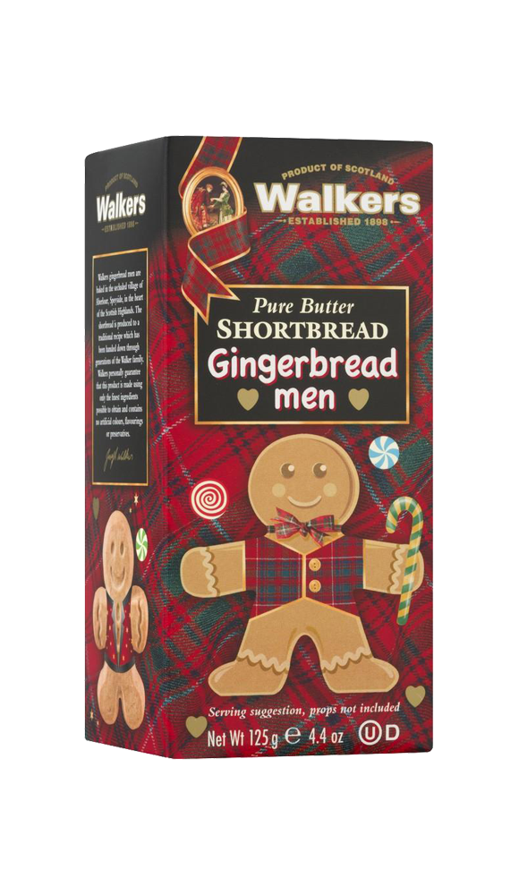 Walkers Pure Butter Gingerbread men Shortbread 125g